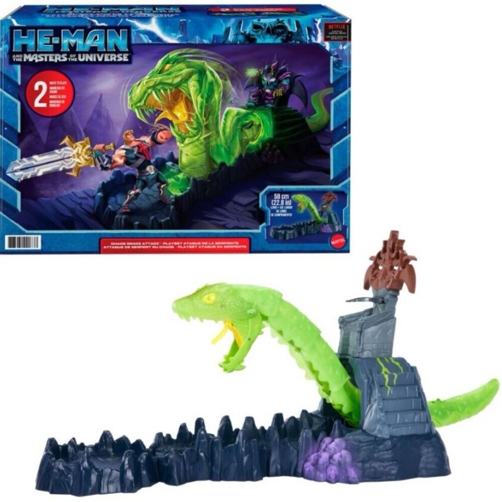 He-Man MOTU Chaos Snake Attack